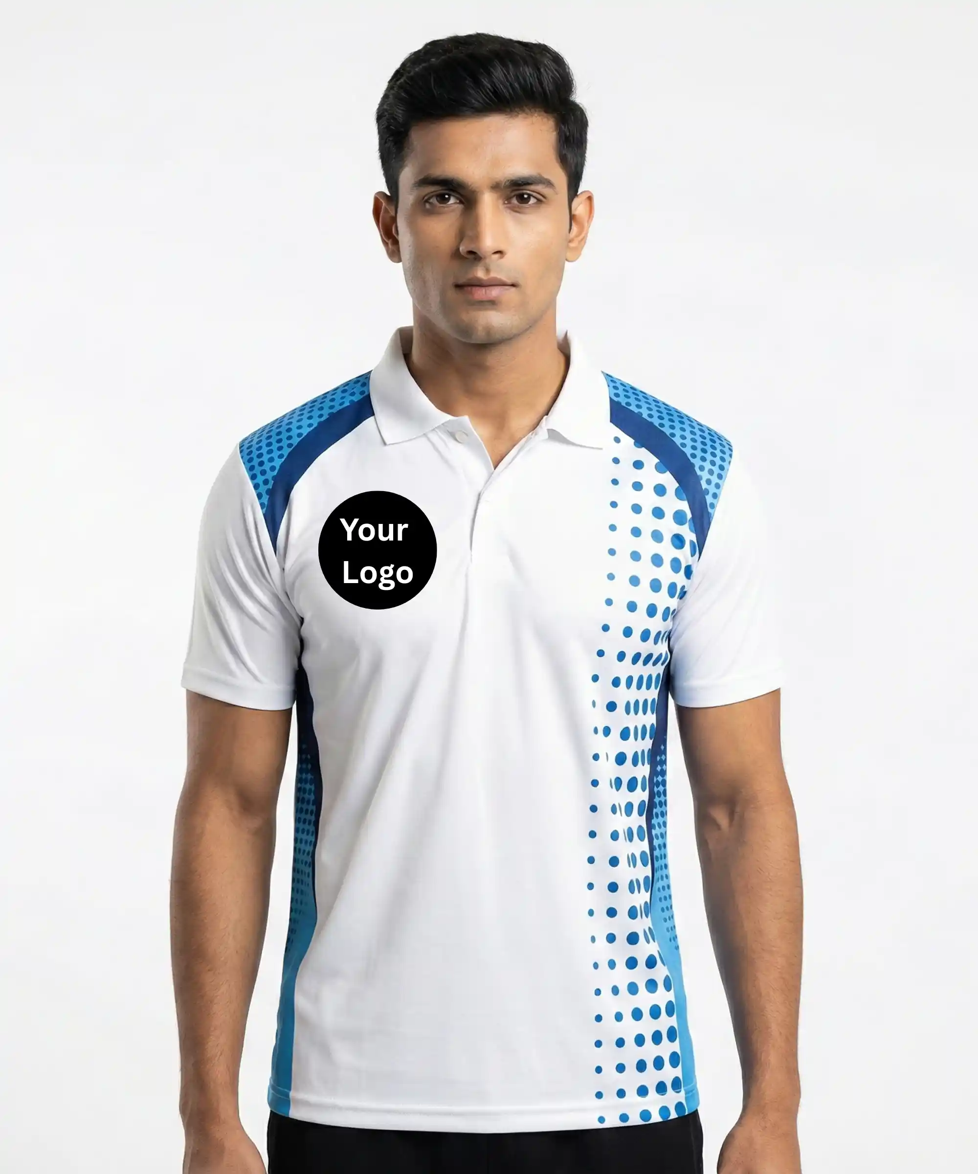 active wear dot knitted