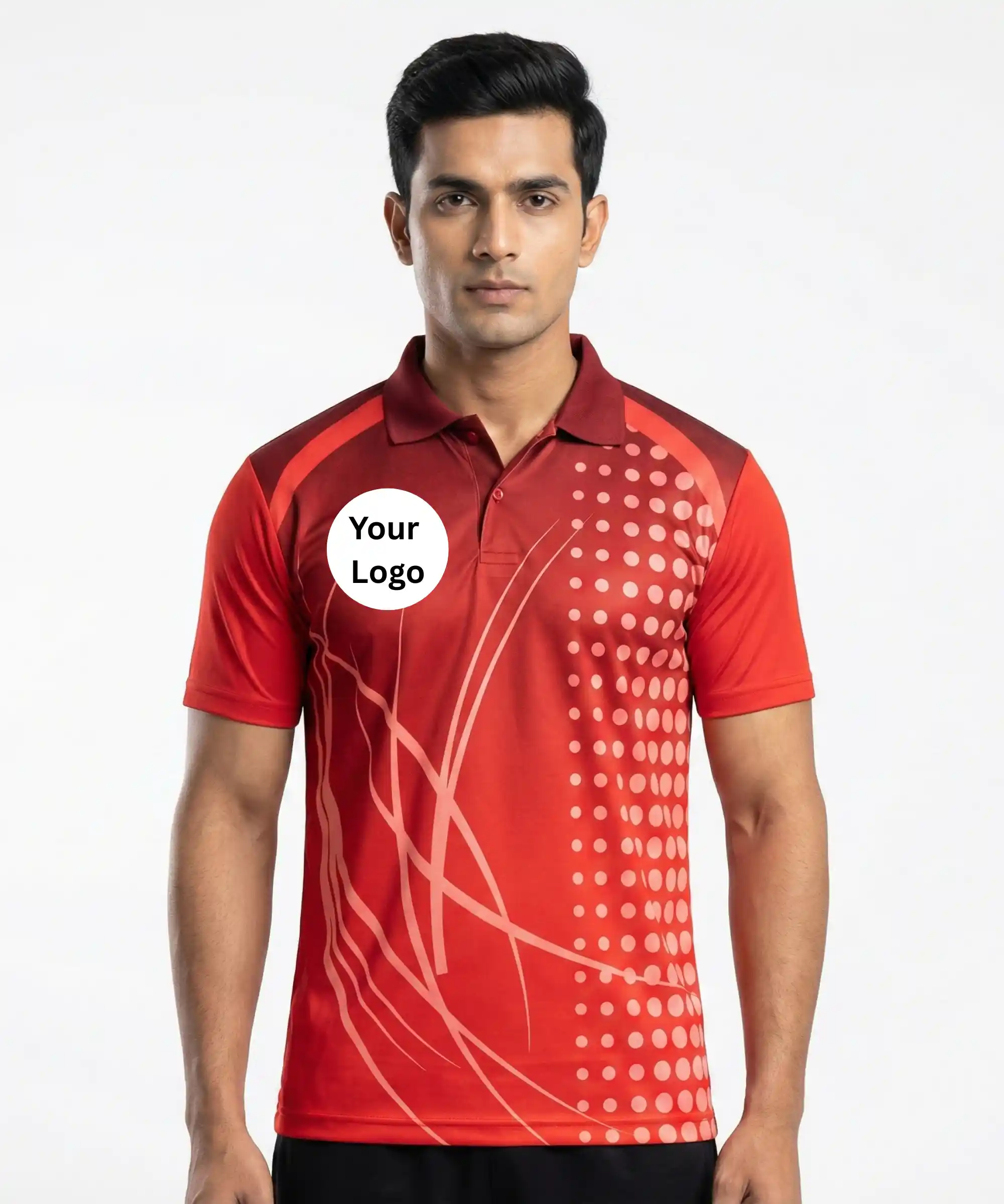 active wear dot knitted