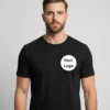 black round neck t shirt